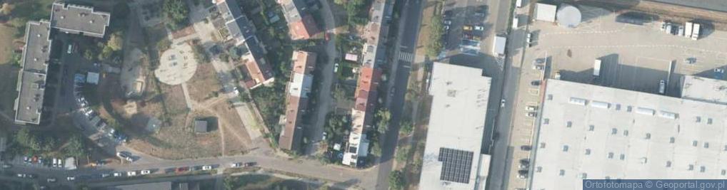 Zdjęcie satelitarne Botaniczna ul.