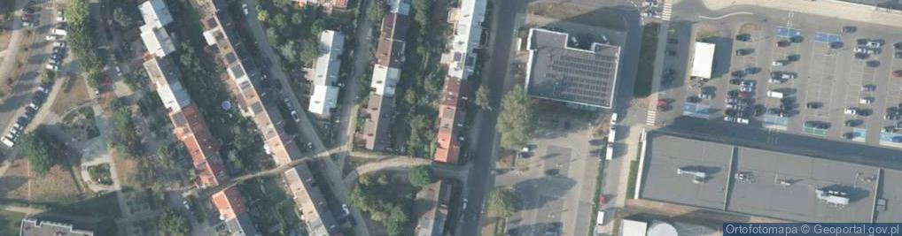 Zdjęcie satelitarne Botaniczna ul.