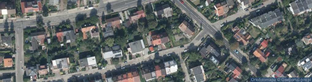 Zdjęcie satelitarne Borówkowa ul.
