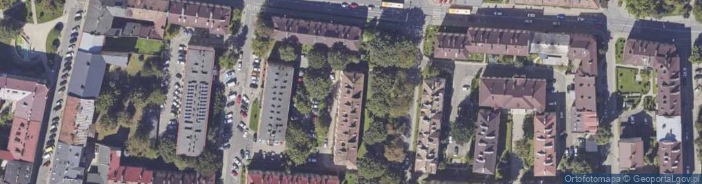 Zdjęcie satelitarne Bóżnic ul.