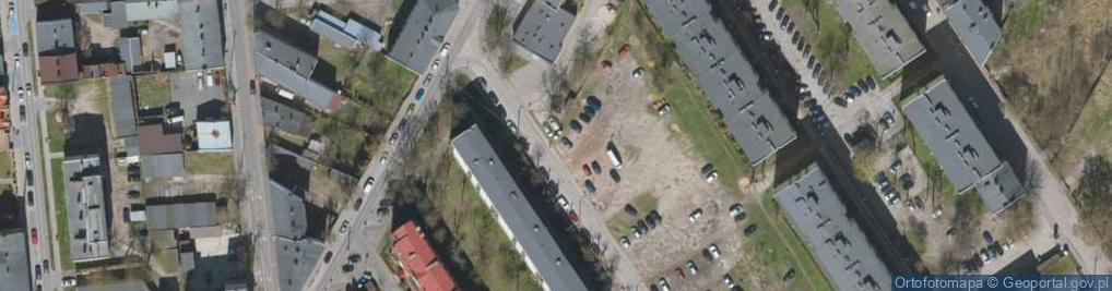 Zdjęcie satelitarne Bohaterów Getta Warszawskiego ul.