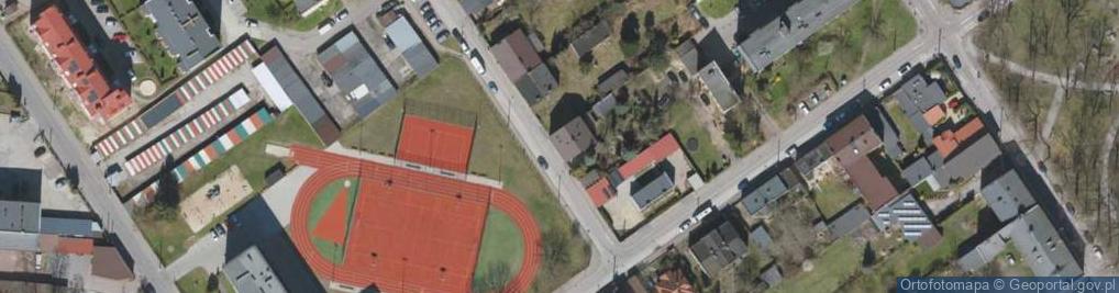 Zdjęcie satelitarne Bohaterów Getta Warszawskiego ul.