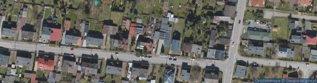 Zdjęcie satelitarne Botaniczna ul.