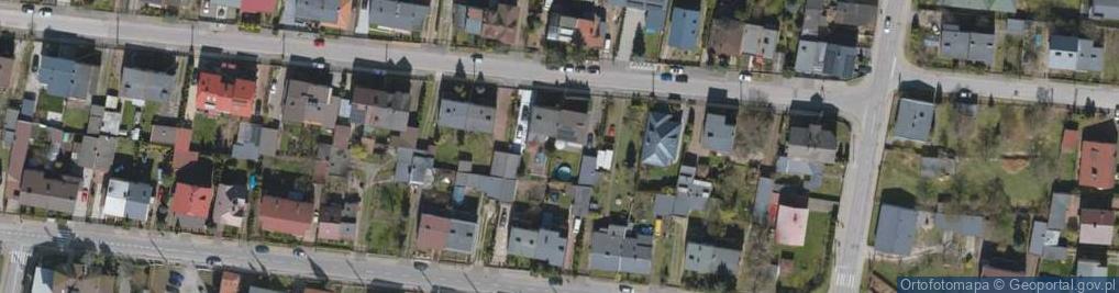 Zdjęcie satelitarne Botaniczna ul.