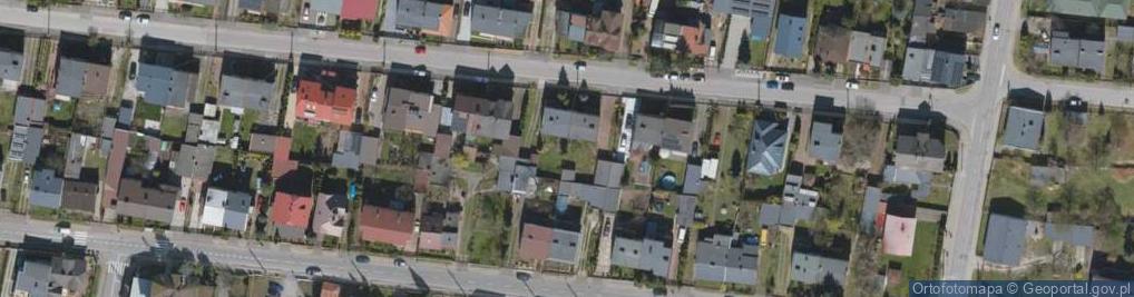 Zdjęcie satelitarne Botaniczna ul.