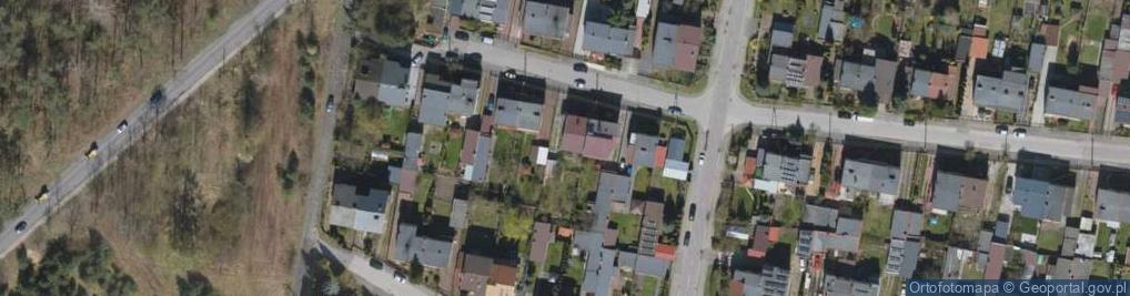 Zdjęcie satelitarne Botaniczna ul.