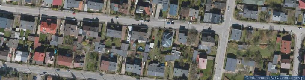 Zdjęcie satelitarne Botaniczna ul.