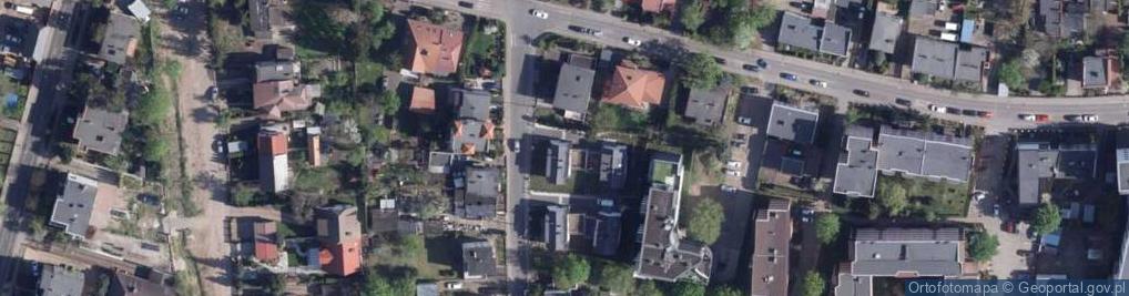 Zdjęcie satelitarne Borowiacka ul.