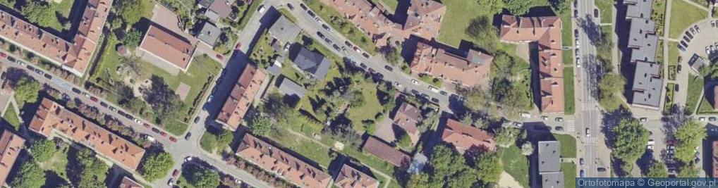 Zdjęcie satelitarne Bohaterów Warszawy ul.