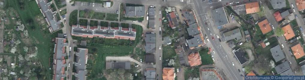 Zdjęcie satelitarne Bohaterów Getta ul.