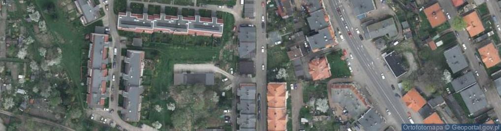 Zdjęcie satelitarne Bohaterów Getta ul.