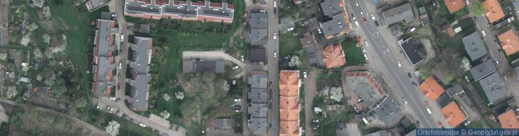 Zdjęcie satelitarne Bohaterów Getta ul.