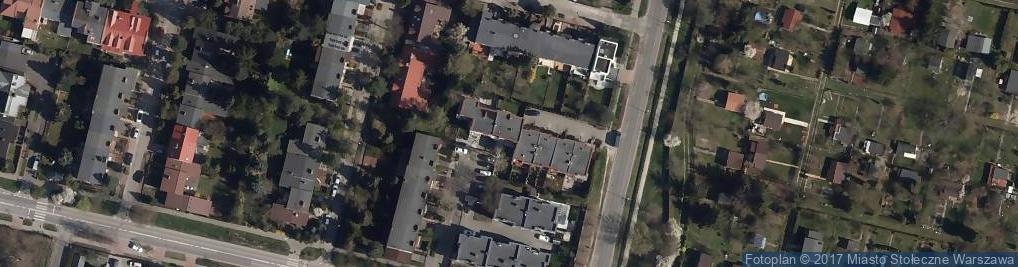 Zdjęcie satelitarne Borzęcińska ul.