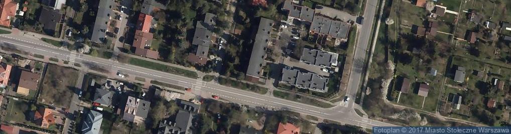Zdjęcie satelitarne Borzęcińska ul.
