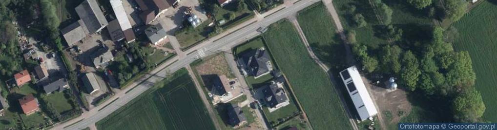 Zdjęcie satelitarne Borowików ul.