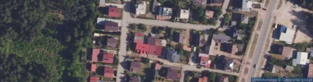 Zdjęcie satelitarne Borsucza ul.