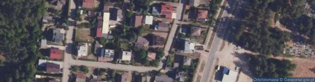 Zdjęcie satelitarne Borsucza ul.