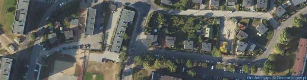 Zdjęcie satelitarne Borowiacka ul.