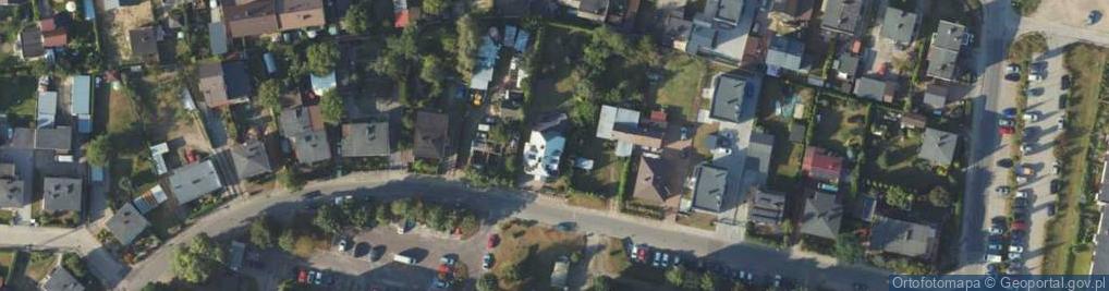 Zdjęcie satelitarne Borowiacka ul.