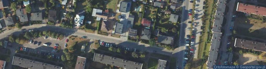 Zdjęcie satelitarne Borowiacka ul.