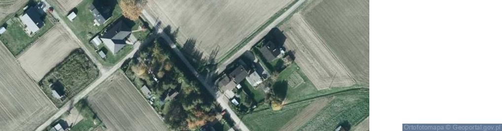 Zdjęcie satelitarne Borsuków ul.