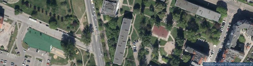 Zdjęcie satelitarne Borowska ul.