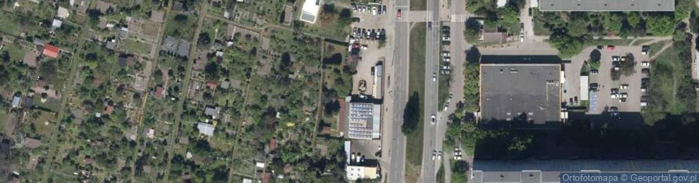 Zdjęcie satelitarne Borowska ul.