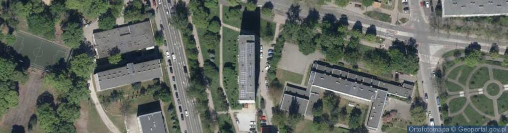 Zdjęcie satelitarne Borowska ul.