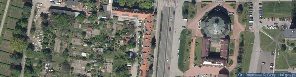 Zdjęcie satelitarne Borowska ul.