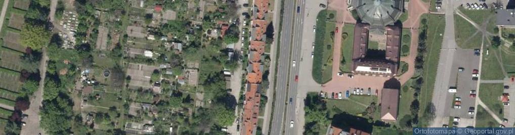 Zdjęcie satelitarne Borowska ul.