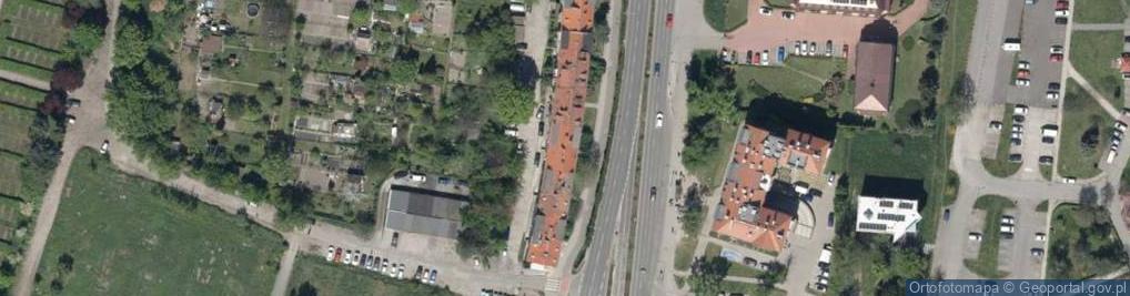 Zdjęcie satelitarne Borowska ul.