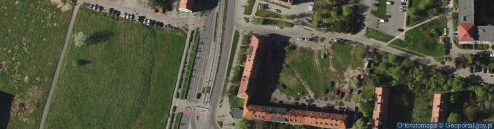 Zdjęcie satelitarne Borowska ul.