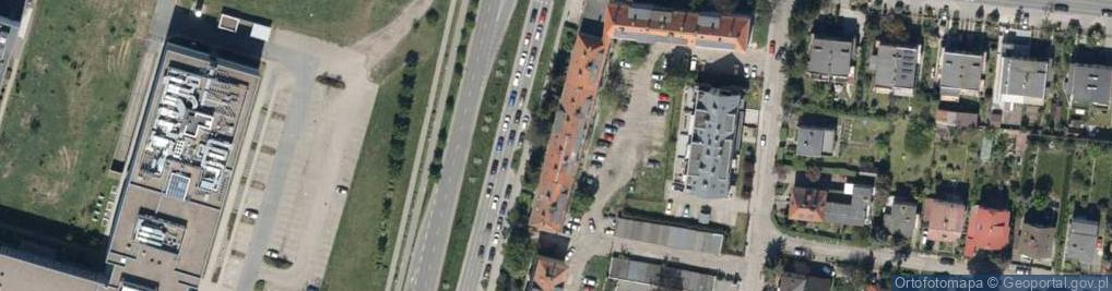 Zdjęcie satelitarne Borowska ul.