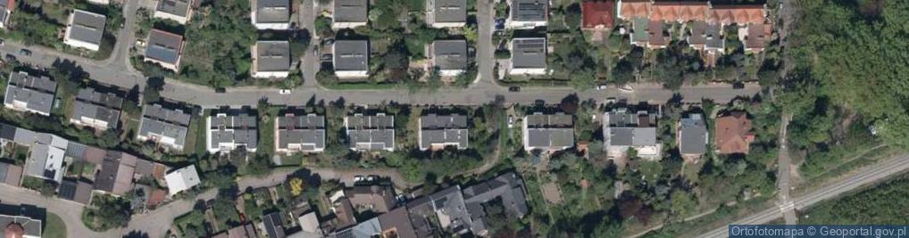 Zdjęcie satelitarne Borówczana ul.