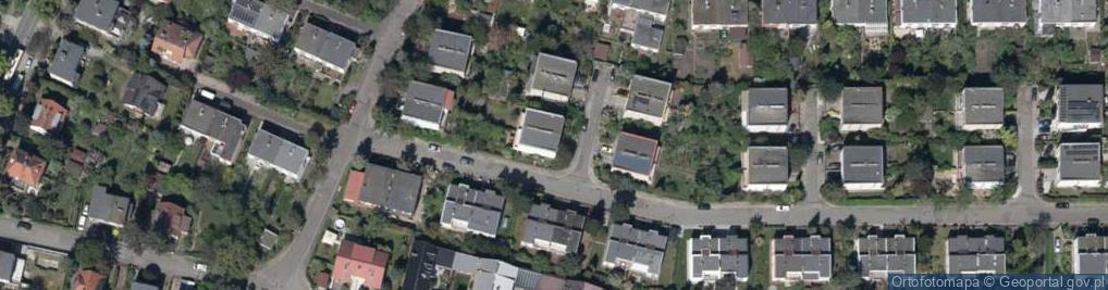 Zdjęcie satelitarne Borówczana ul.