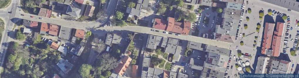 Zdjęcie satelitarne Bohaterów Getta ul.