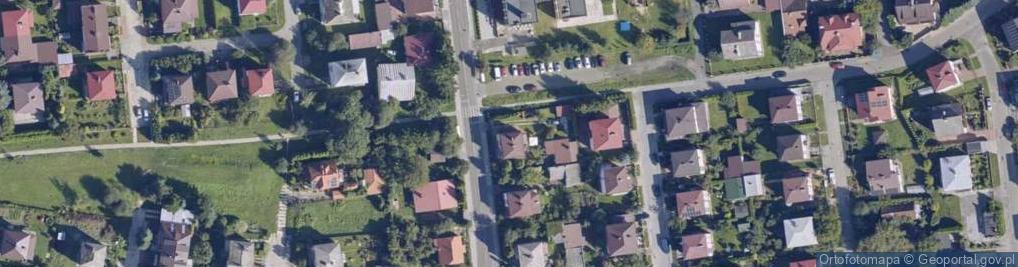 Zdjęcie satelitarne Botaniczna ul.