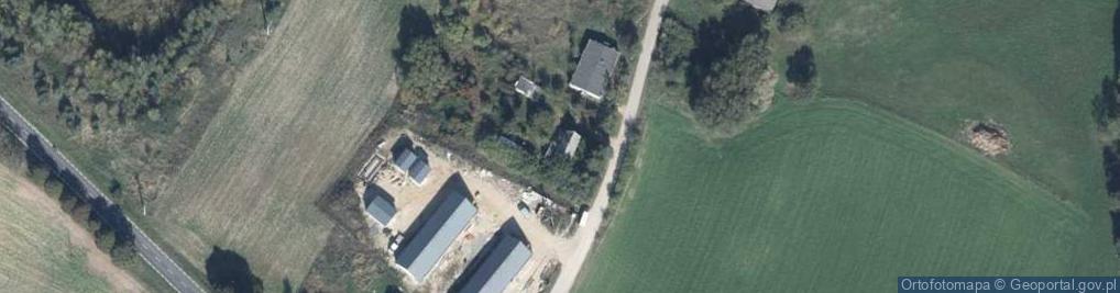 Zdjęcie satelitarne Borówko ul.