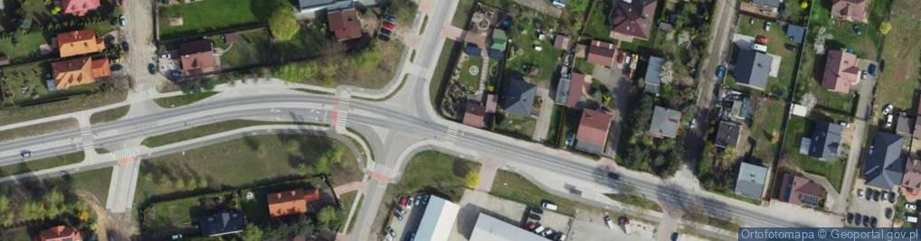 Zdjęcie satelitarne Boczna ul.