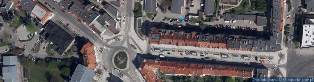 Zdjęcie satelitarne Bohaterów Getta ul.
