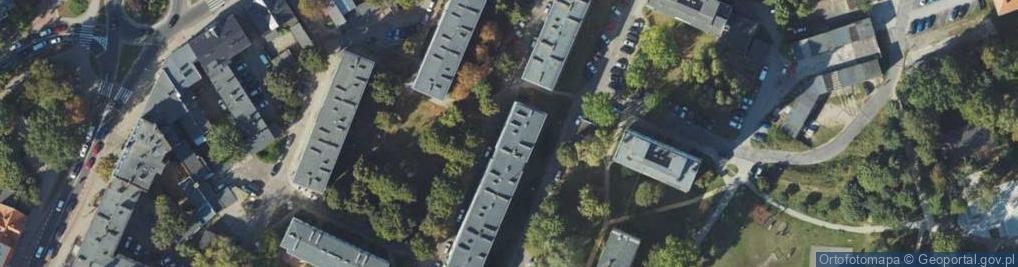 Zdjęcie satelitarne Bolesława Krzywoustego ul.