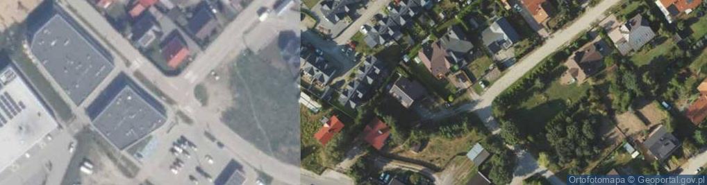 Zdjęcie satelitarne Brzozowa ul.