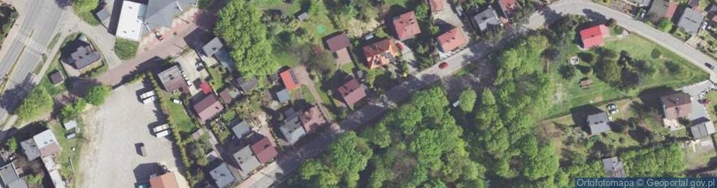 Zdjęcie satelitarne Brzozowicka ul.