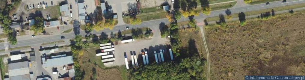 Zdjęcie satelitarne Brzeska ul.