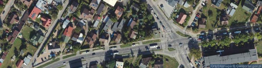 Zdjęcie satelitarne Brzeska ul.