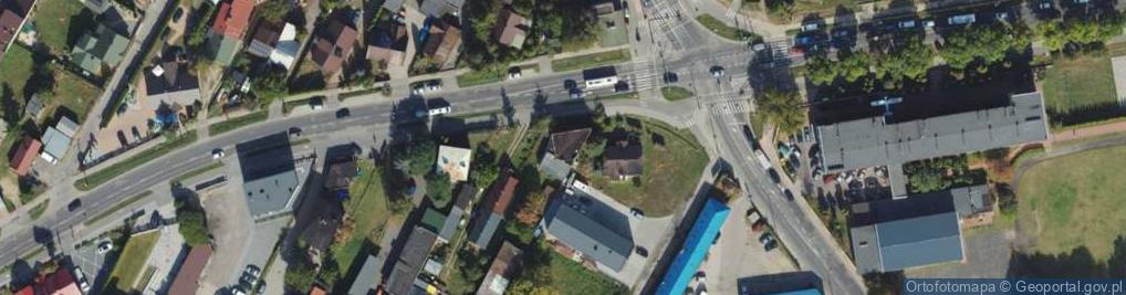 Zdjęcie satelitarne Brzeska ul.