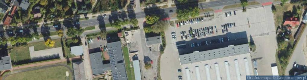 Zdjęcie satelitarne Brzeska ul.