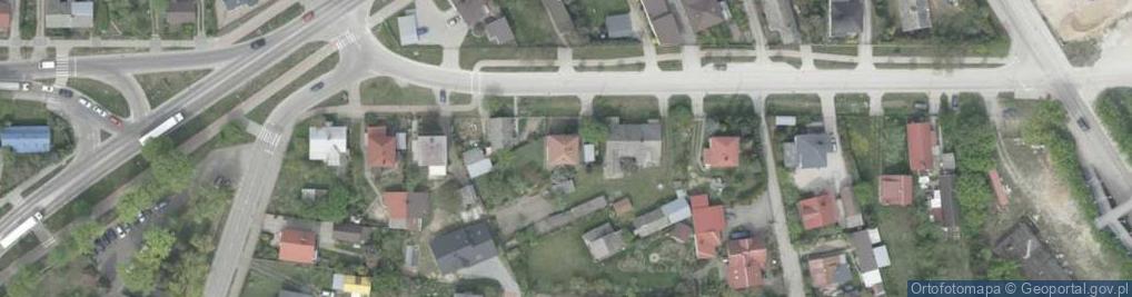 Zdjęcie satelitarne Brańska ul.
