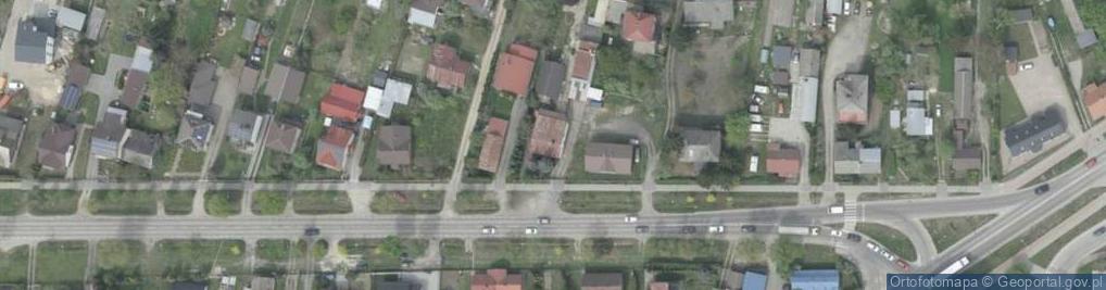 Zdjęcie satelitarne Brańska ul.