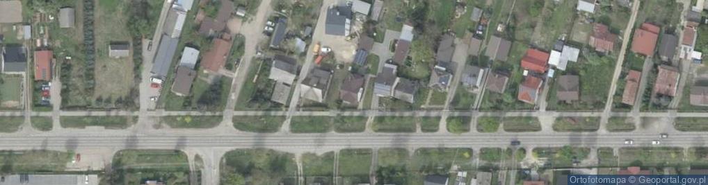 Zdjęcie satelitarne Brańska ul.